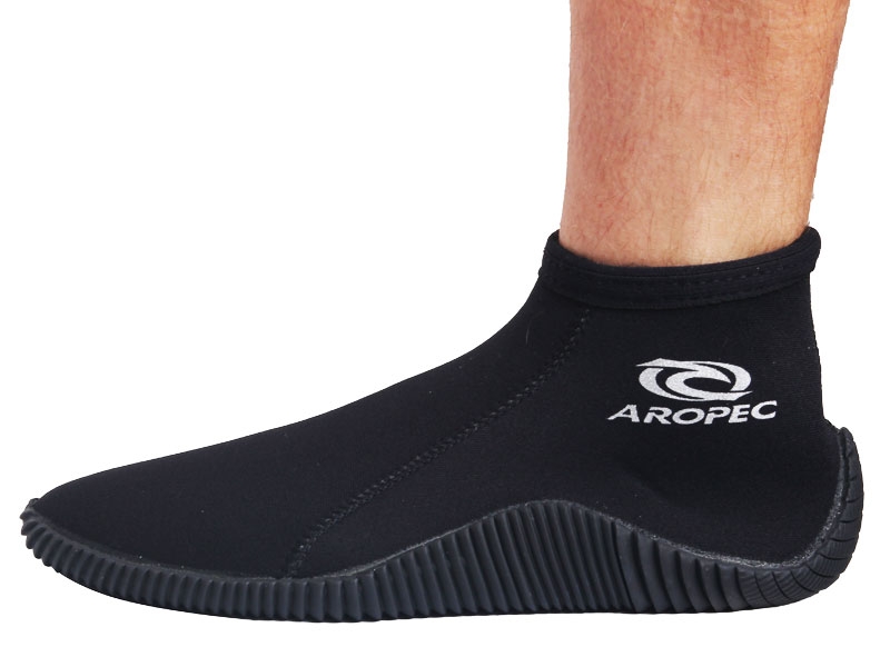 Aropec Low Cut Dive Boots with Rubber Sole 3mm