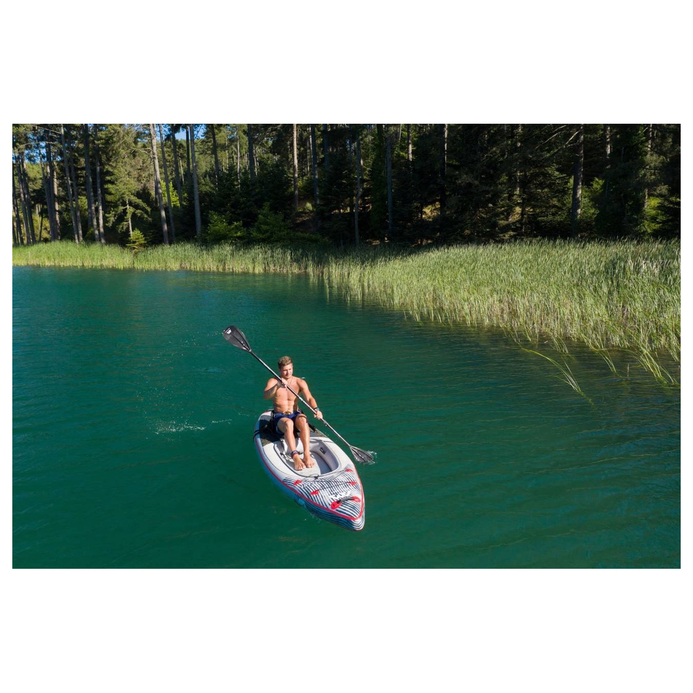 Aqua Marina Cascade Inflatable Stand Up Paddle Board / Kayak Package 11ft 2in