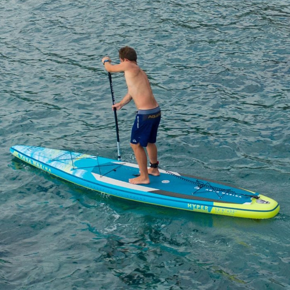 Aqua Marina Hyper Touring Inflatable Stand Up Paddle Board Package 12ft 6in Aqua Marina Hyper Touring Inflatable Stand Up Paddle Board Package 12ft 6in