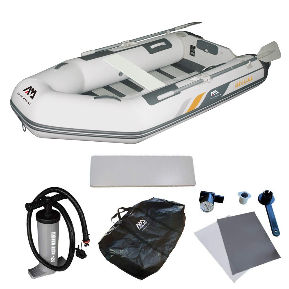Aqua Marina Deluxe Inflatable Dinghy 2.5m - Slat Deck Floor
