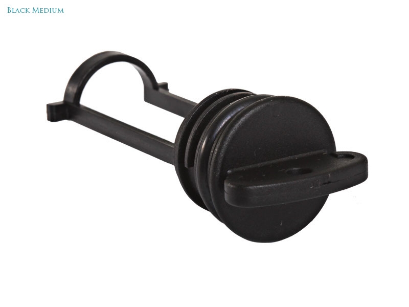 Nylon Boat Bung Drain Plug Black Medium