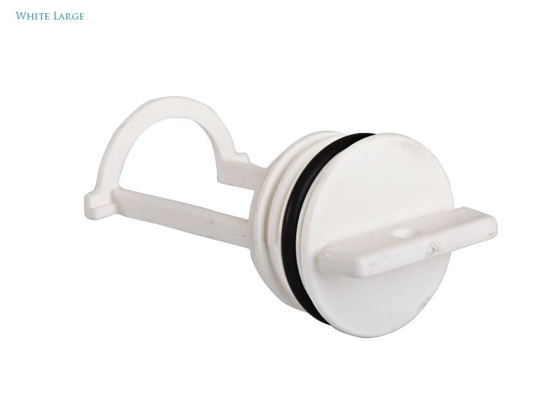 Nylon Boat Bung Drain Plug White Large