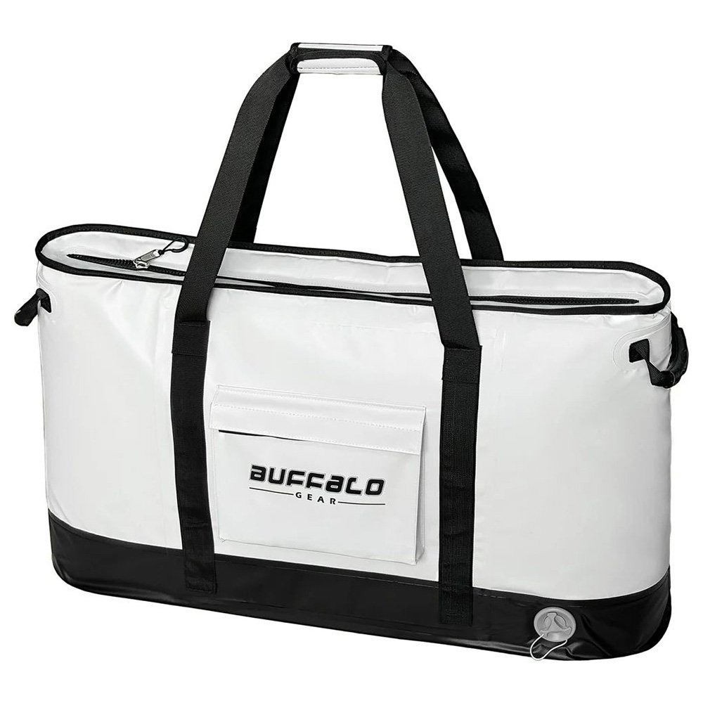 Buffalo Gear Insulated Fish Cooler Bag Flat Bottom 100L White