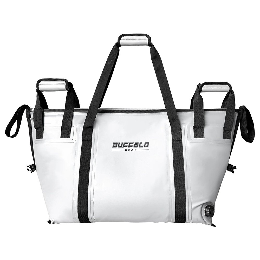 Buffalo Gear Insulated Fish Cooler Bag Flat Bottom 65L White