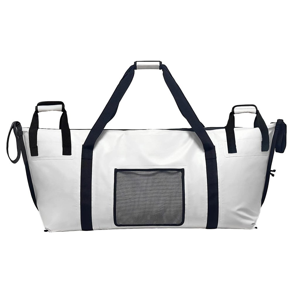 Buffalo Gear Insulated Fish Cooler Bag Flat Bottom 80L White