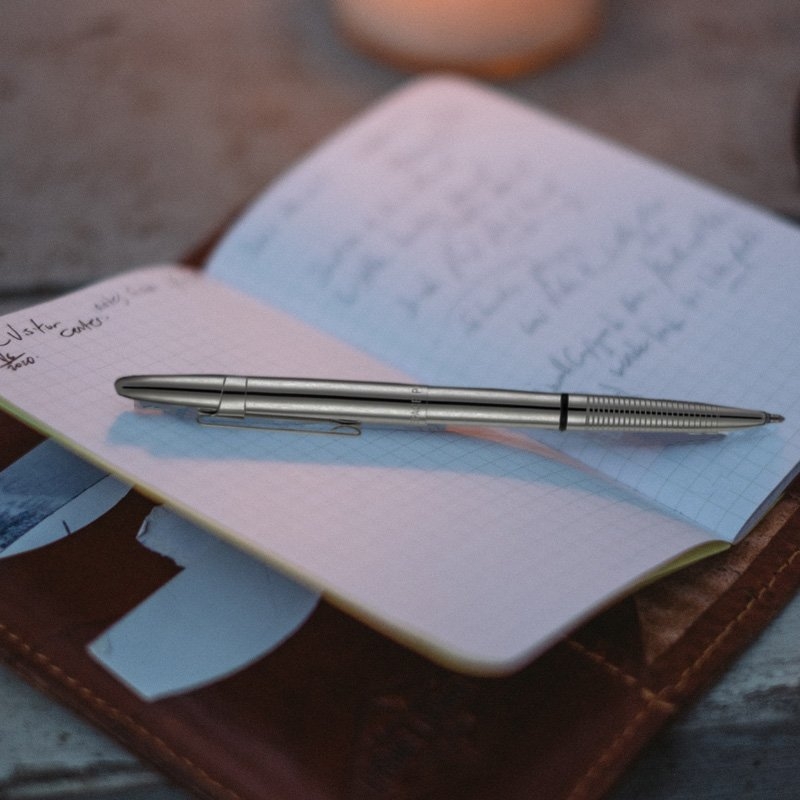 Fisher Bullet Space Pen with Clip Chrome