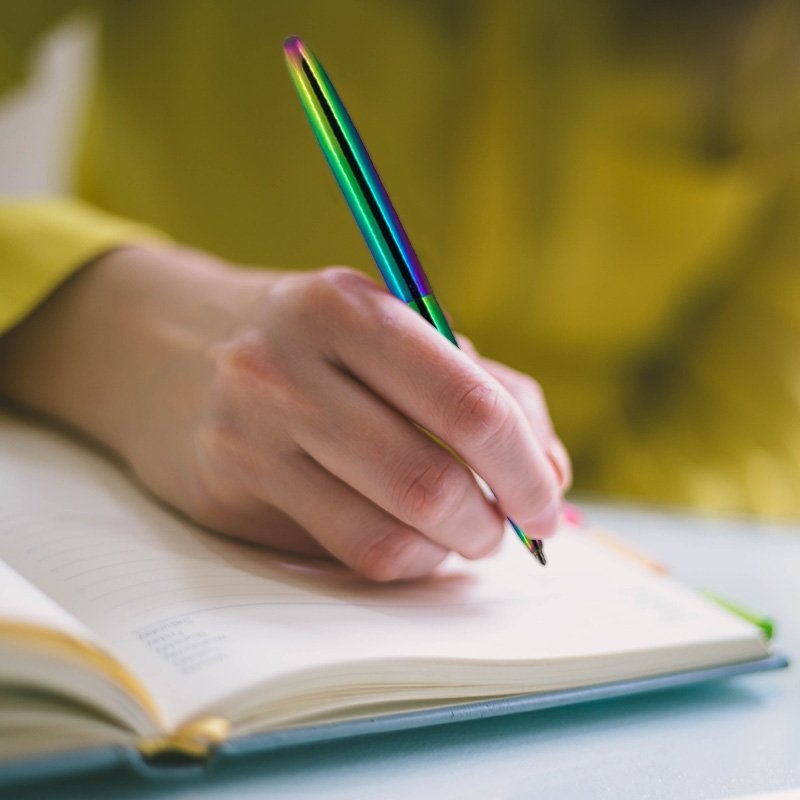 Fisher Bullet Space Pen Rainbow Titanium