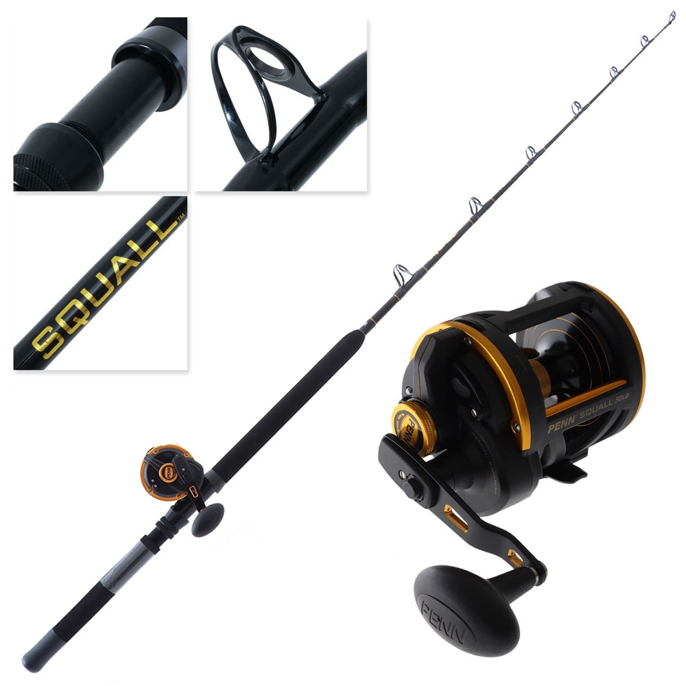 PENN Squall 50 PSQ561H Overhead Boat Combo 5ft 6in 15-24kg 1pc