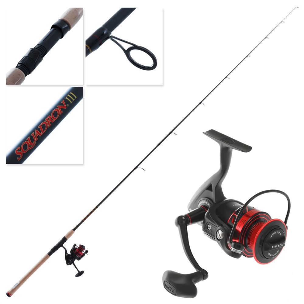 PENN Fierce III 3000 Squadron Spinning Combo 7ft 2in 8-20lb 2pc