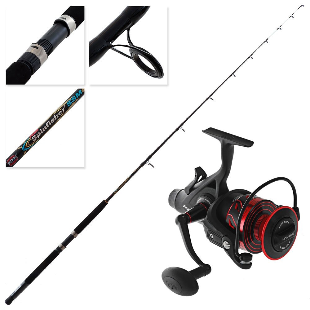 PENN Fierce III 6000LL Spinfisher VI Spinning Boat Combo 6ft 6in 8-12kg 1pc