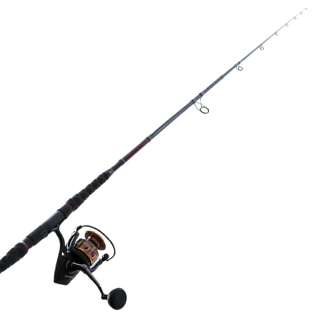 PENN Battle III 6000 Prevail II Rock Spin Combo 9ft PE3-5 2pc