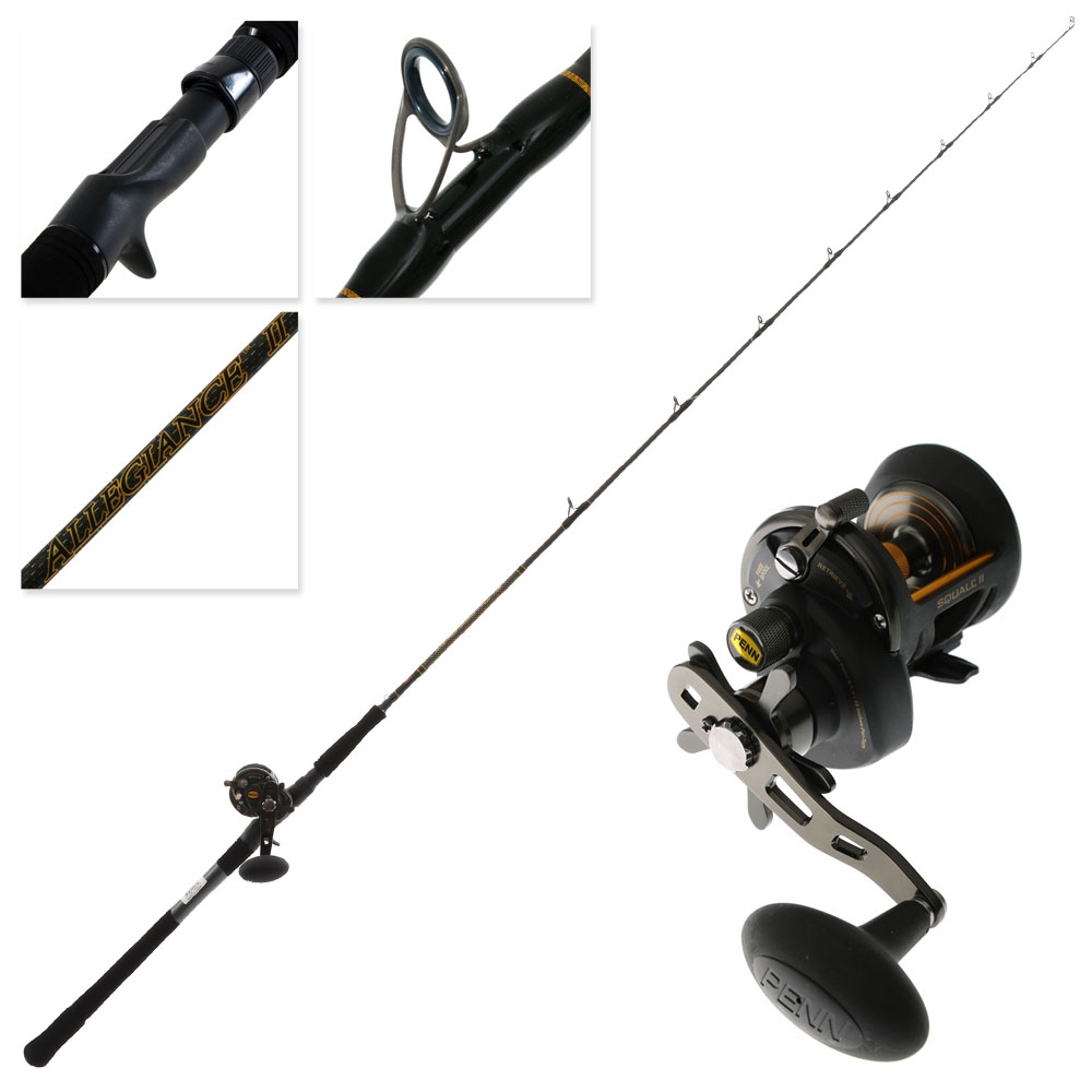 PENN Squall II 12 Allegiance II OH Boat Combo 6ft 6in PE1.5-3 1pc