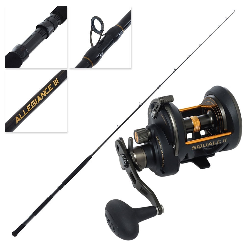 PENN Squall II 30 Allegiance III 702H Strayline Combo 7ft 10-15kg 2pc
