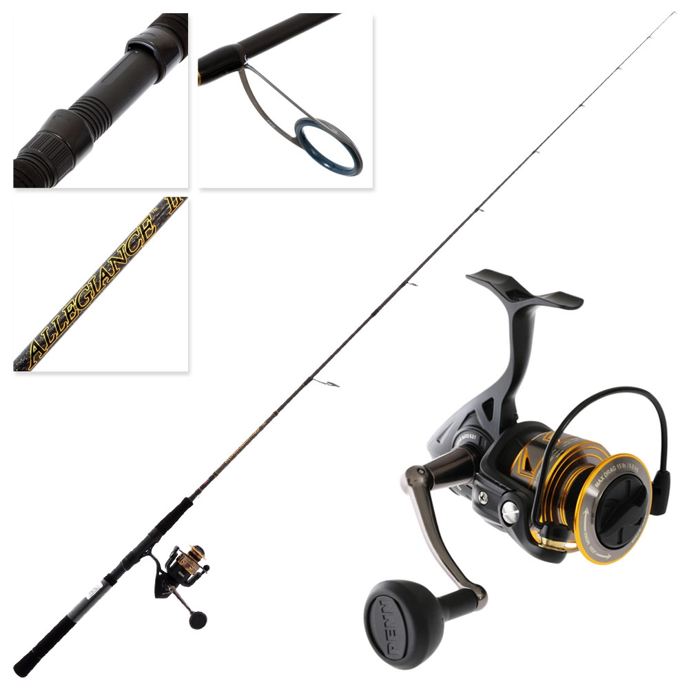 PENN Battle III 3000 Allegiance II Softbait Combo 7ft 4-7kg 2pc PENN Battle III 3000 Allegiance II Softbait Combo 7ft 4-7kg 2pc