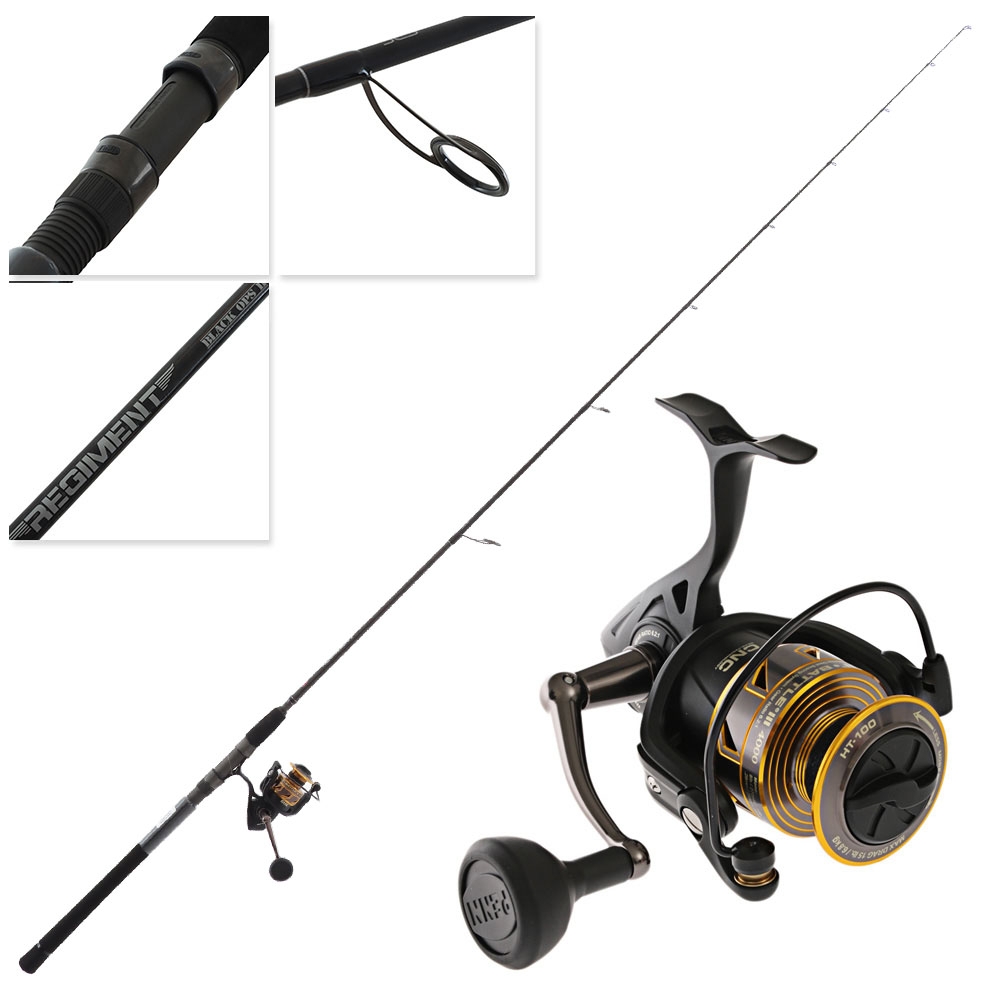 PENN Battle III 4000 Regiment Black Ops II Spinning Combo 7ft 2in 6-10kg 2pc