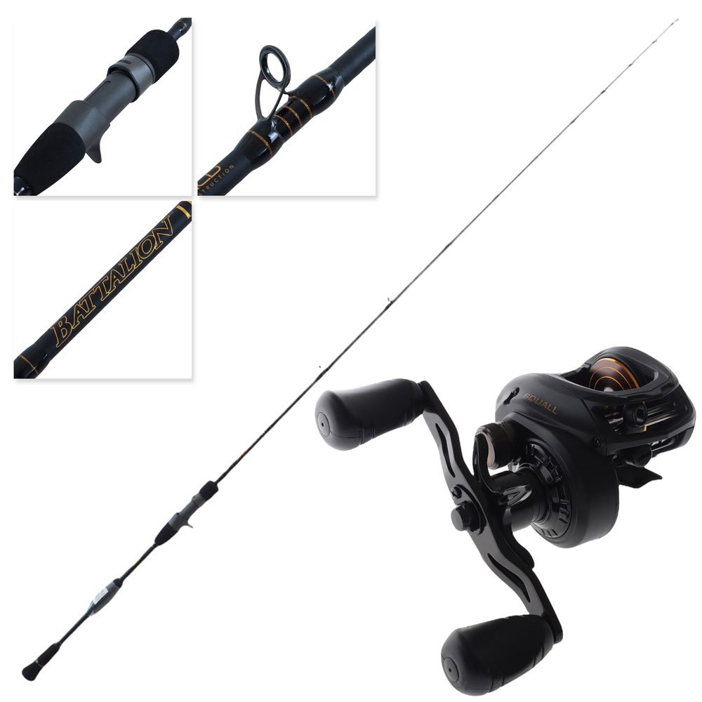 PENN Squall 300 Battalion II Slow Jig Combo 6ft 8in 30lb 1pc