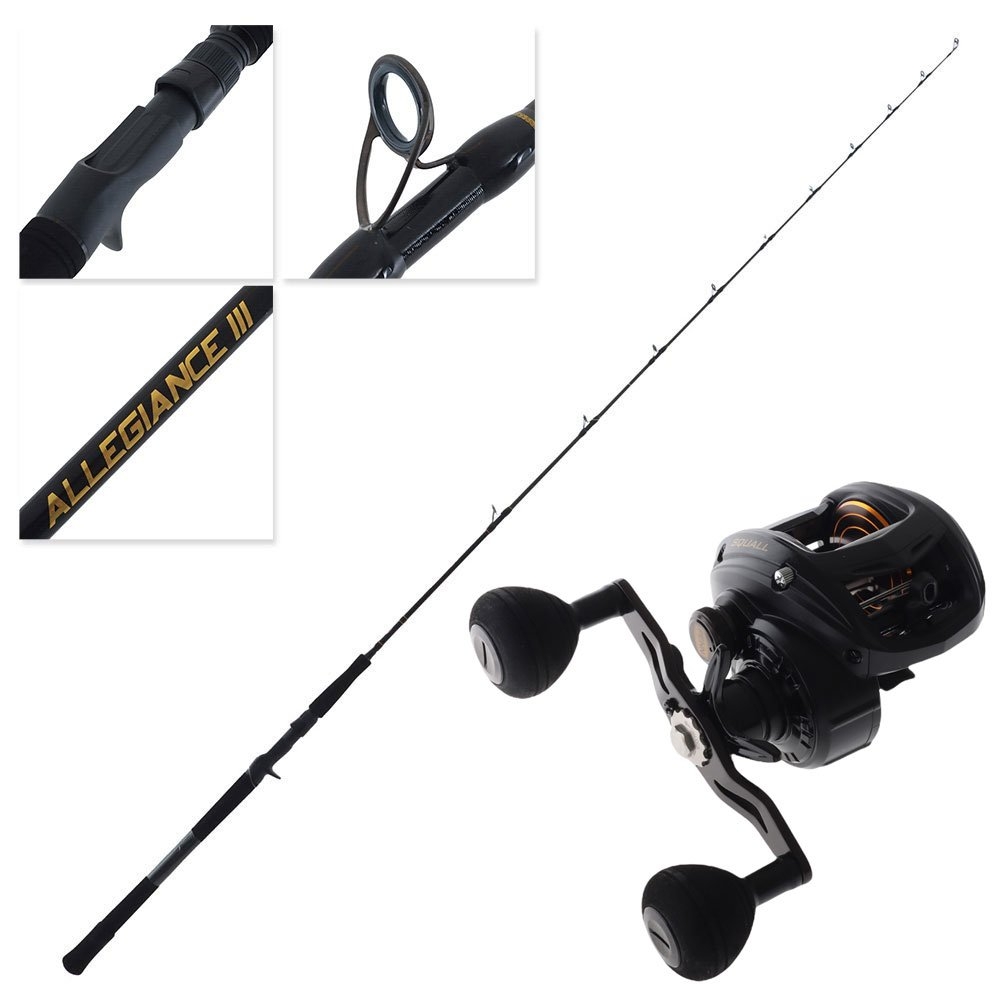 PENN Squall 400 Allegiance III Boat Combo 6ft 3in PE2-4 1pc