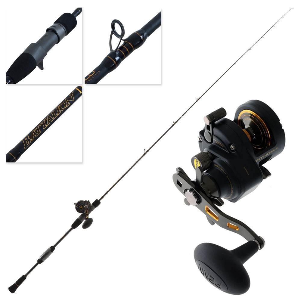 PENN Fathom II 8XN Battalion II Slow Jig Combo 6ft 8in 30lb 1pc