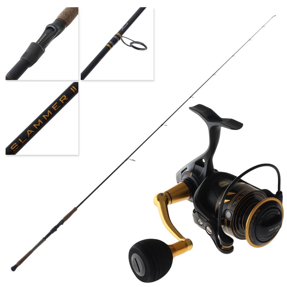 PENN Slammer IV 2500 Slammer II 752M Inshore Spin Combo 7ft 5in 5-10kg 2pc