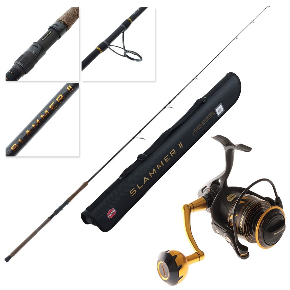 PENN Slammer IV 5500 Travel Spin Combo 7ft 9in PE3-5 3pc