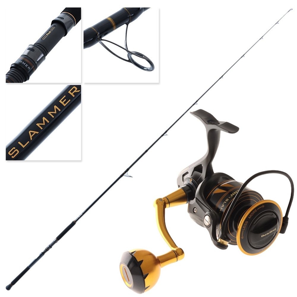 PENN Slammer IV 6500 Slammer Stickbait Topwater Combo incl Braid 9ft 2in