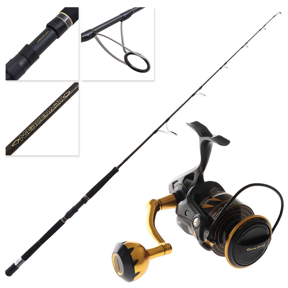 PENN Slammer IV 7500 Mercenary Spin Jigging Combo 5ft 6in PE 5-8 1pc