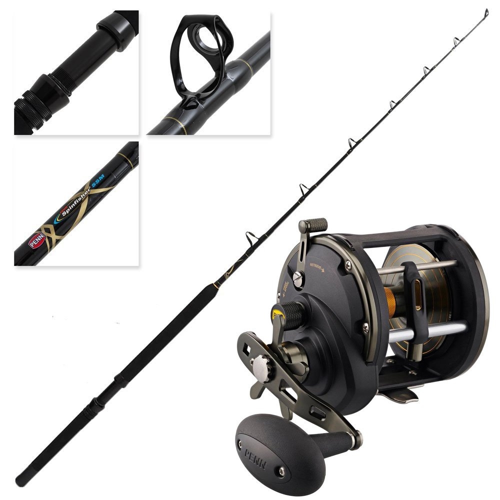 PENN Squall II 50 Spinfisher SSM Medium Overhead Boat Combo 5ft 6in 15-25kg 1pc