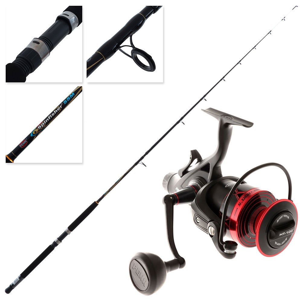 PENN Fierce IV 6000LL Live Liner Spinfisher SSM Spinning Boat Combo 7ft 8-15kg 2pc
