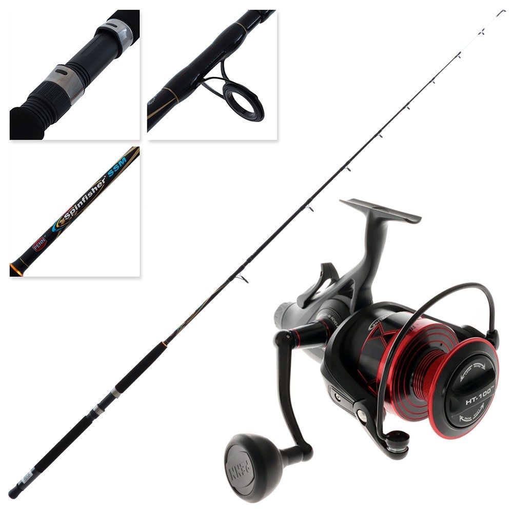 PENN Fierce IV 8000LL Live Liner Spinfisher SSM Spinning Boat Combo 7ft 8-15kg 2pc