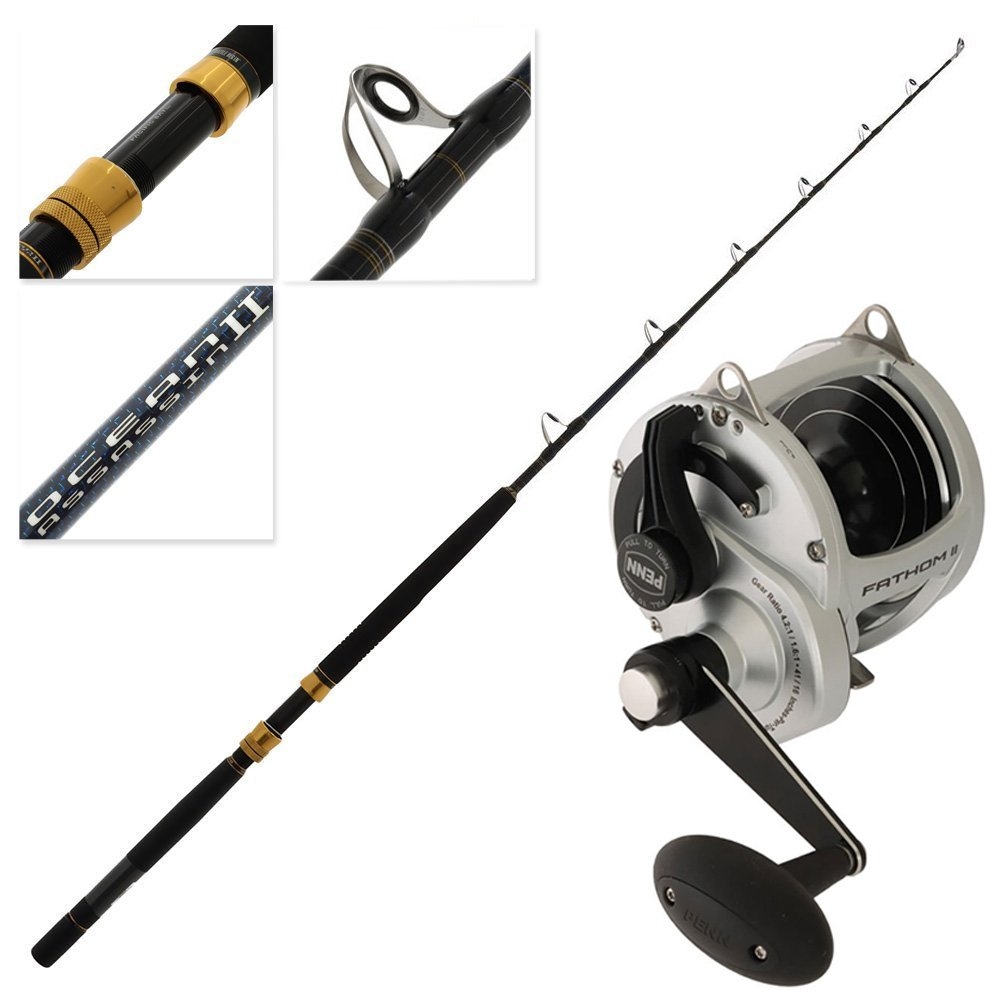 PENN Fathom II 80 Ocean Assassin II Game Combo 5ft 5in 24kg 1pc