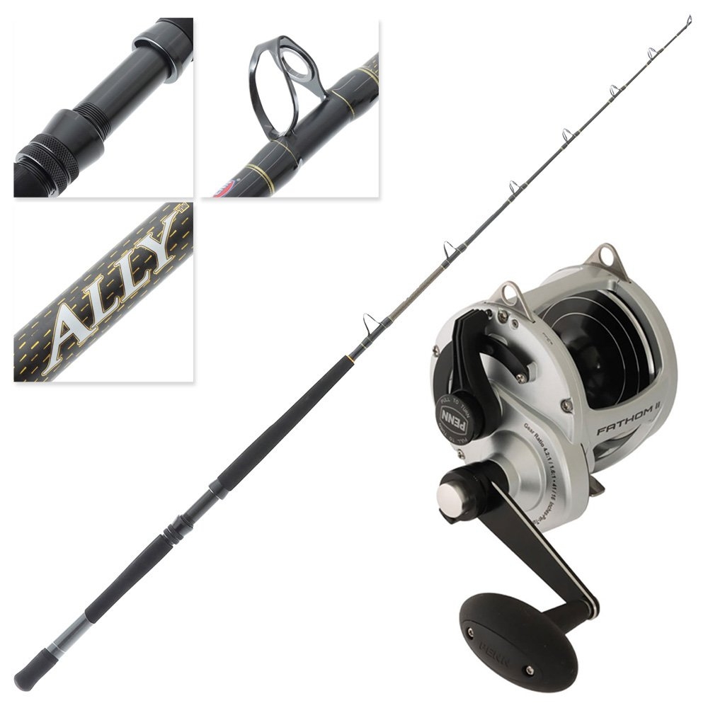 PENN Fathom II 80 Ally 2-Speed Game Combo 5ft 7in 24kg 1pc