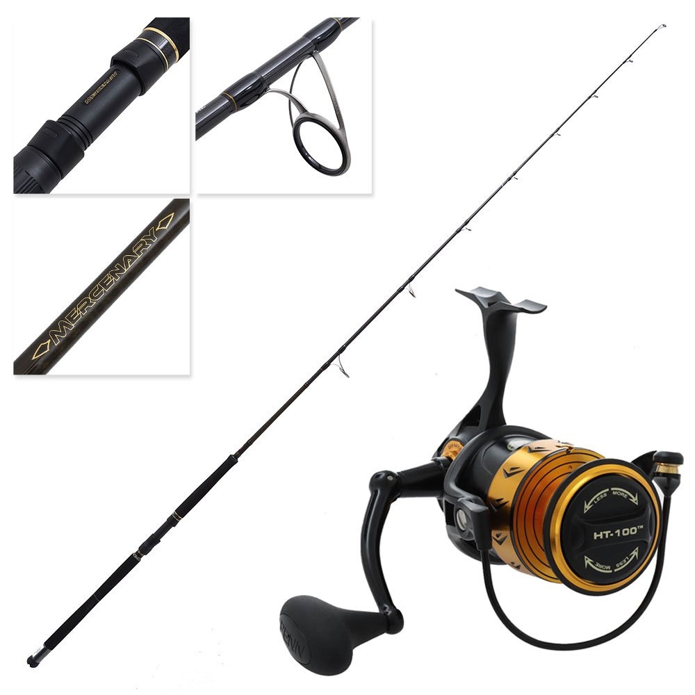 PENN Spinfisher VII 7500 S Mercenary Boat Spin Combo 7ft 9in PE 4-6 2pc