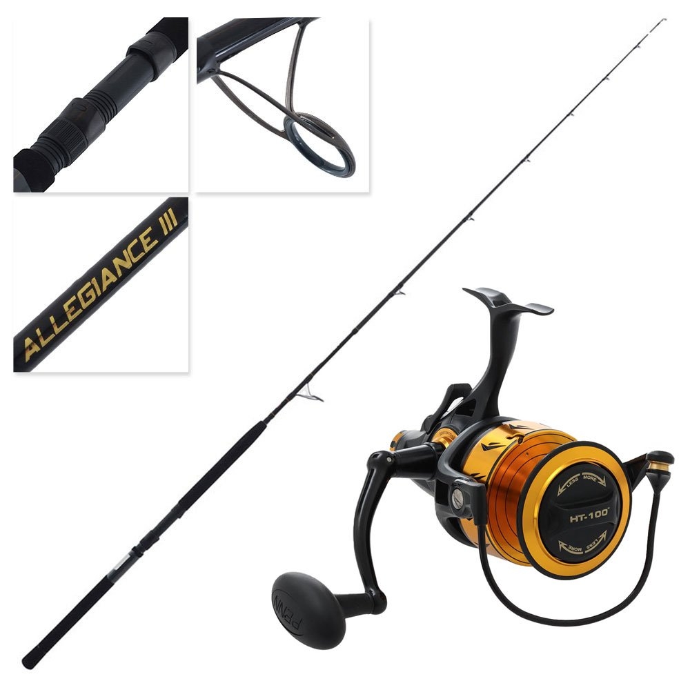 PENN Spinfisher VII Live Liner Allegiance III Strayline Spin Combo 7ft 10-15kg 2pc