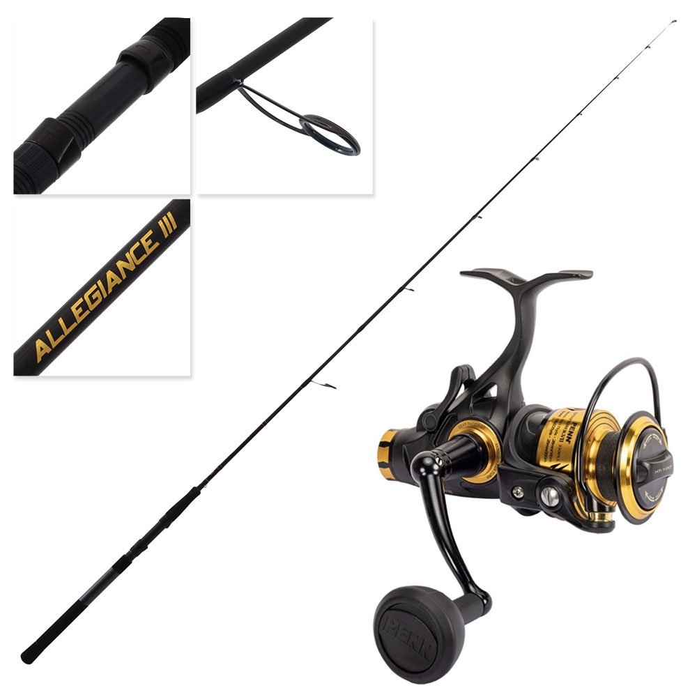PENN Spinfisher VII Live Liner Allegiance III Softbait Spin Combo 7ft 2in 4-8kg 2pc