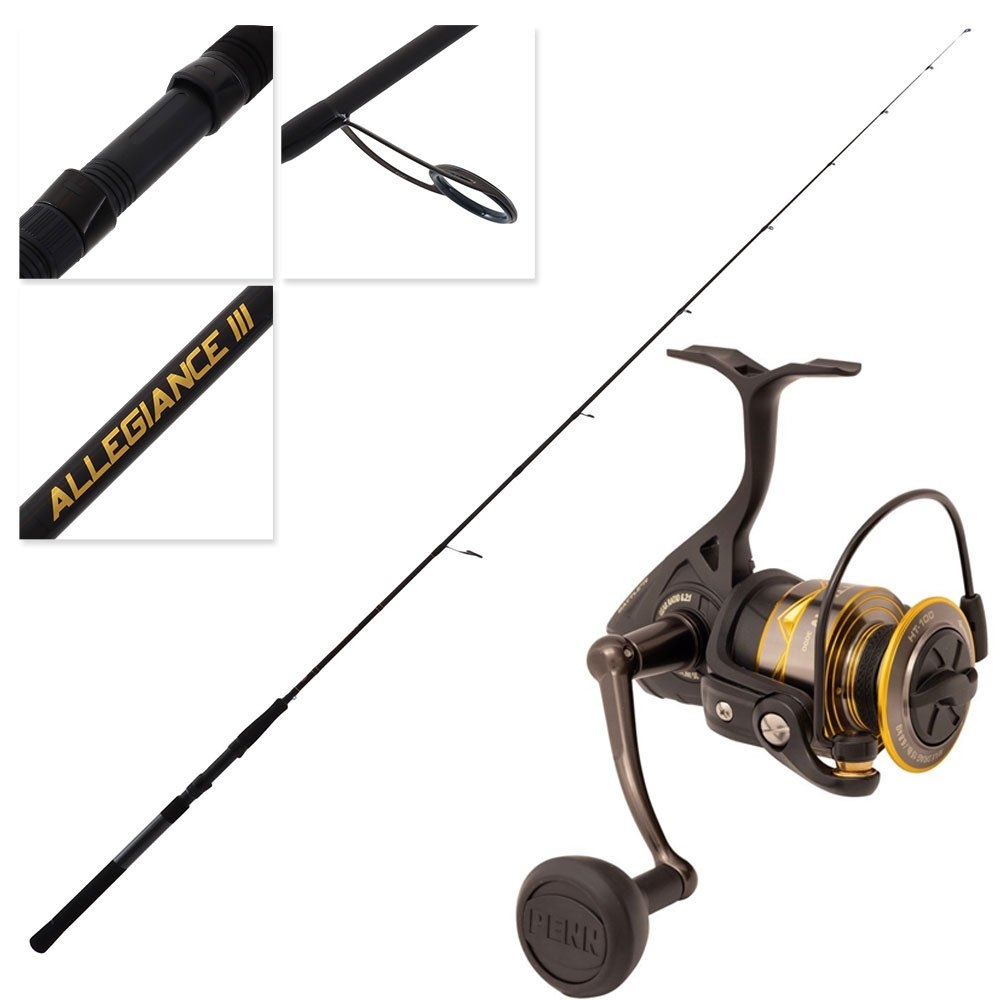 PENN Battle IV 3000 Allegiance III Softbait Spin Combo 7ft 2in 4-8kg 2pc