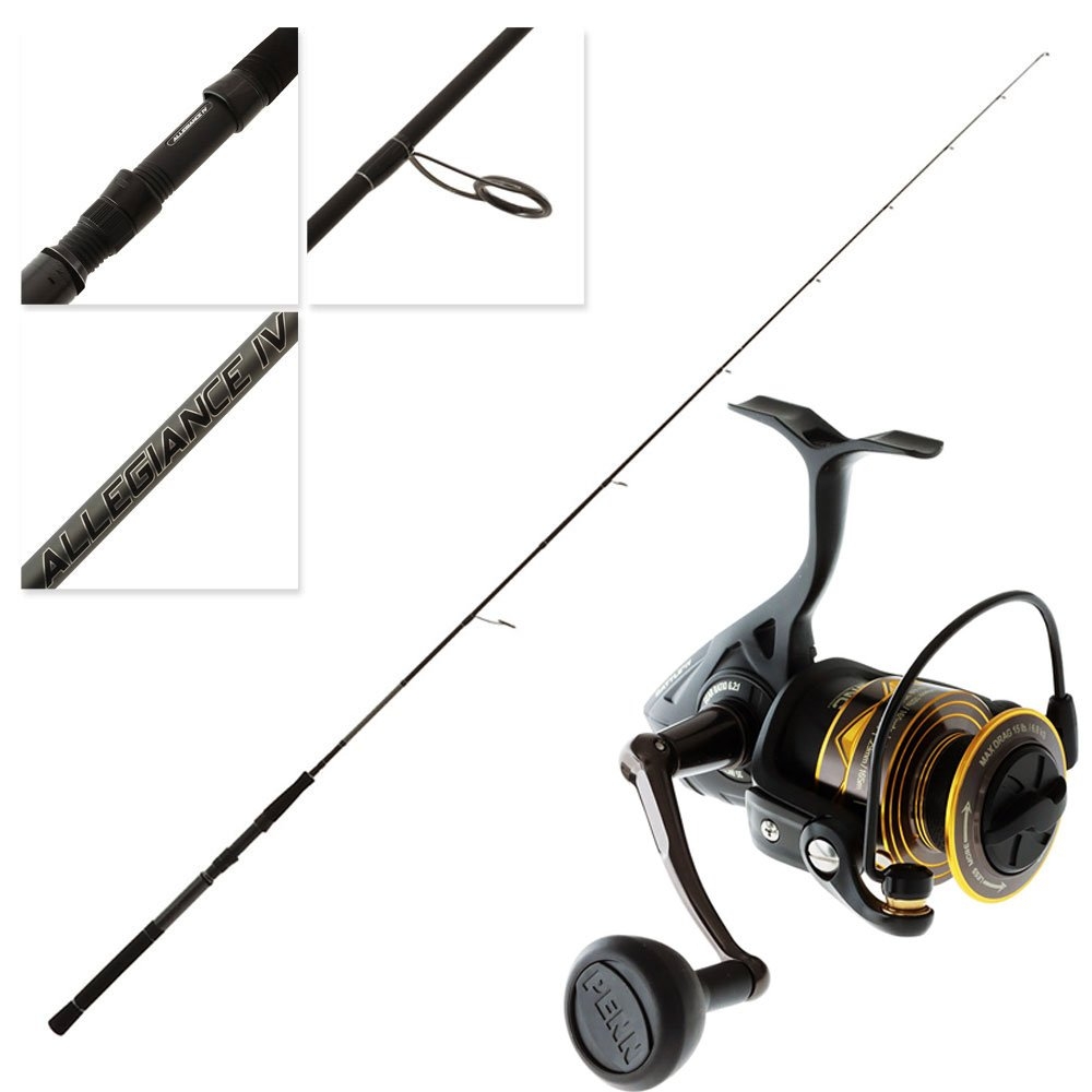 PENN Battle IV 3000 Allegiance IV 722M Inshore Spin Combo 7ft 2in 4-8kg 2pc