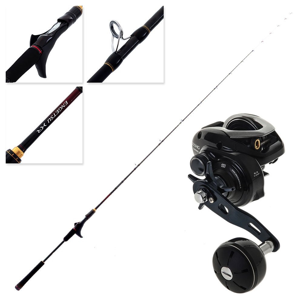 Shimano Grappler 300HG Engetsu XR K-B66 Slow Jig Combo 6ft 6in 40-150g PE 1.2 2pc