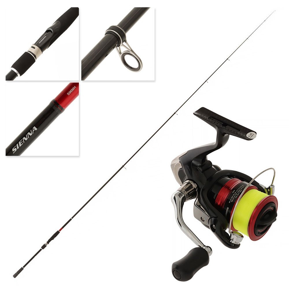 Shimano Sienna 2500 FG Telescopic Travel Spin Combo 9ft 6in 10-50g