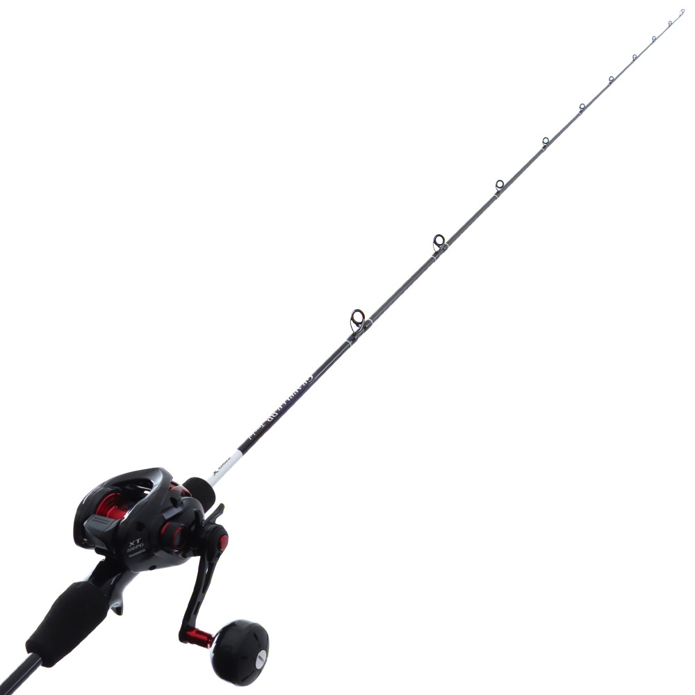 Shimano Genpu XT 200PG 21 Grappler BB Slow Jig Combo 6ft 3in PE2 2pc