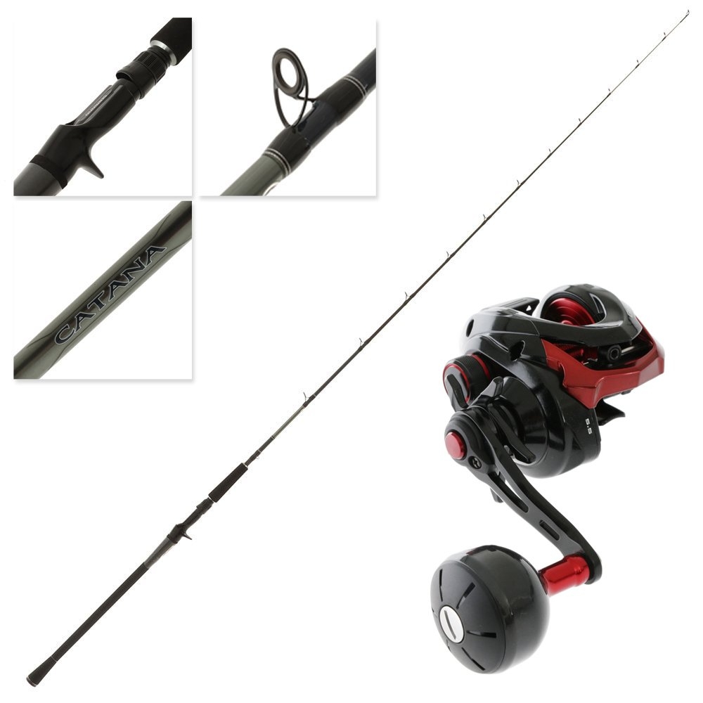 Shimano Genpu XT 200PG 25 Catana Overhead Slow Jig Combo 6ft 6in 150g 2pc