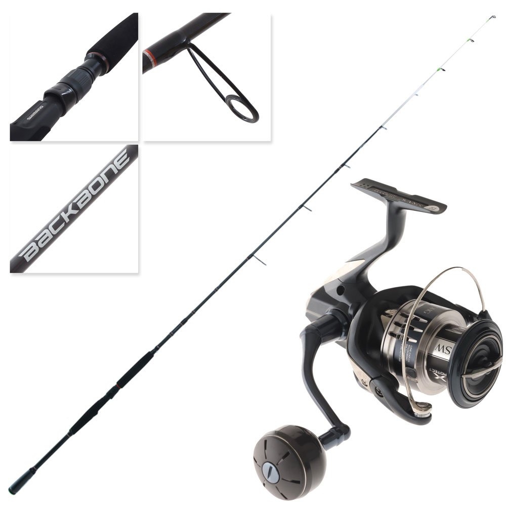 Shimano 20 Stradic SW 4000 HG Backbone Medium Spin Slow Jig Combo 6ft 6in 40-150g 1pc
