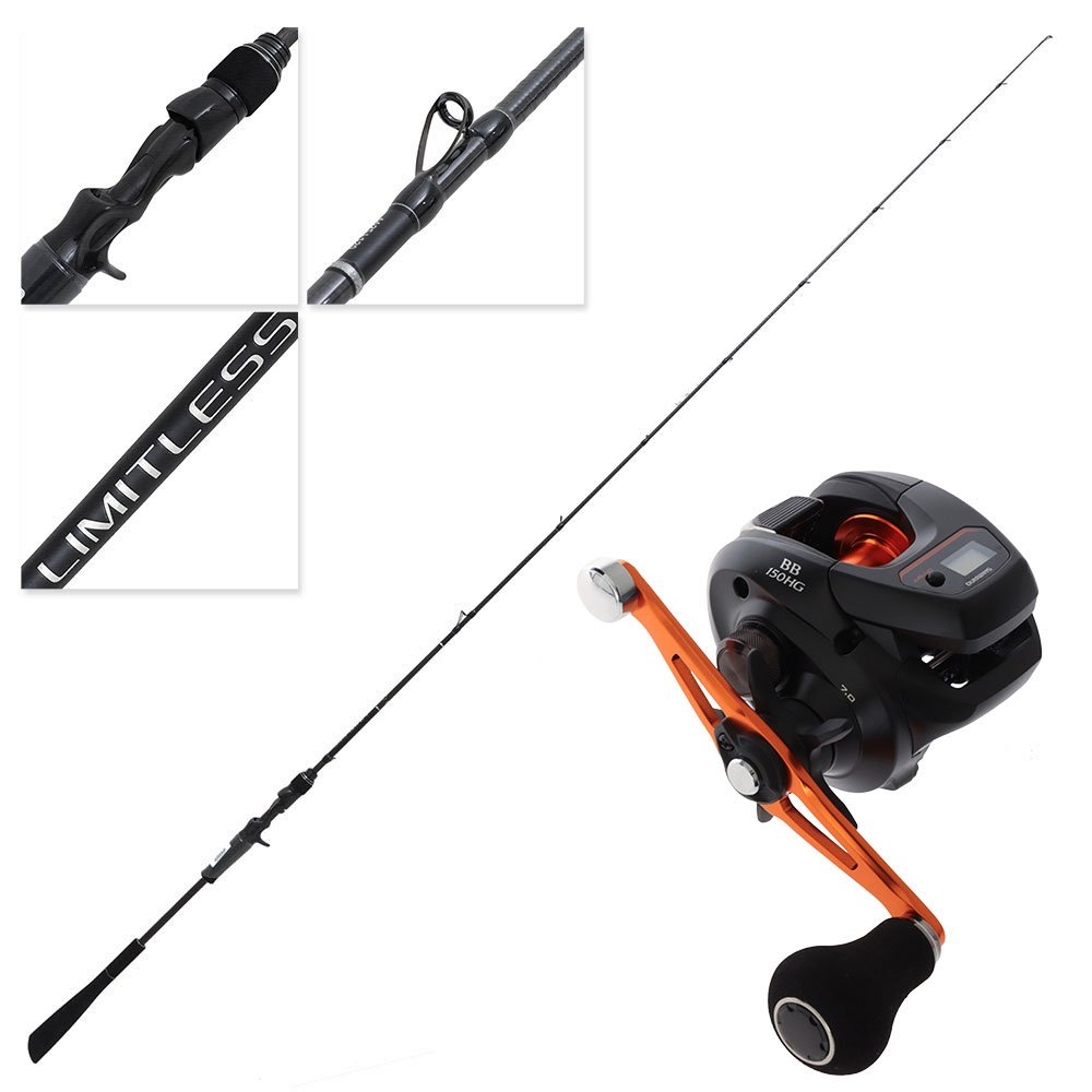 Shimano 21 Barchetta BB 150 HG Limitless OH Slow Jig Combo 6ft 6in 120g 2pc