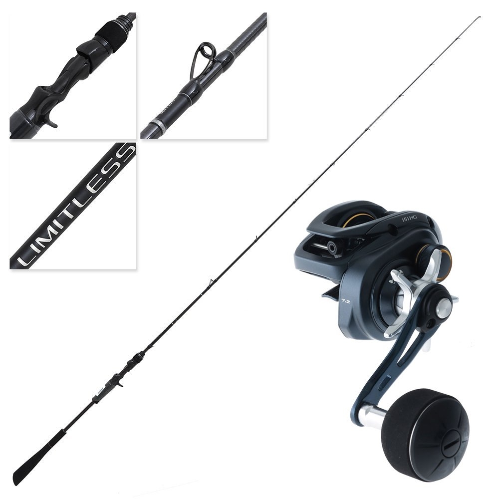 Shimano Grappler BB 151HG Limitless Left Hand Slow Jig Combo 6ft 6in 120g 2pc