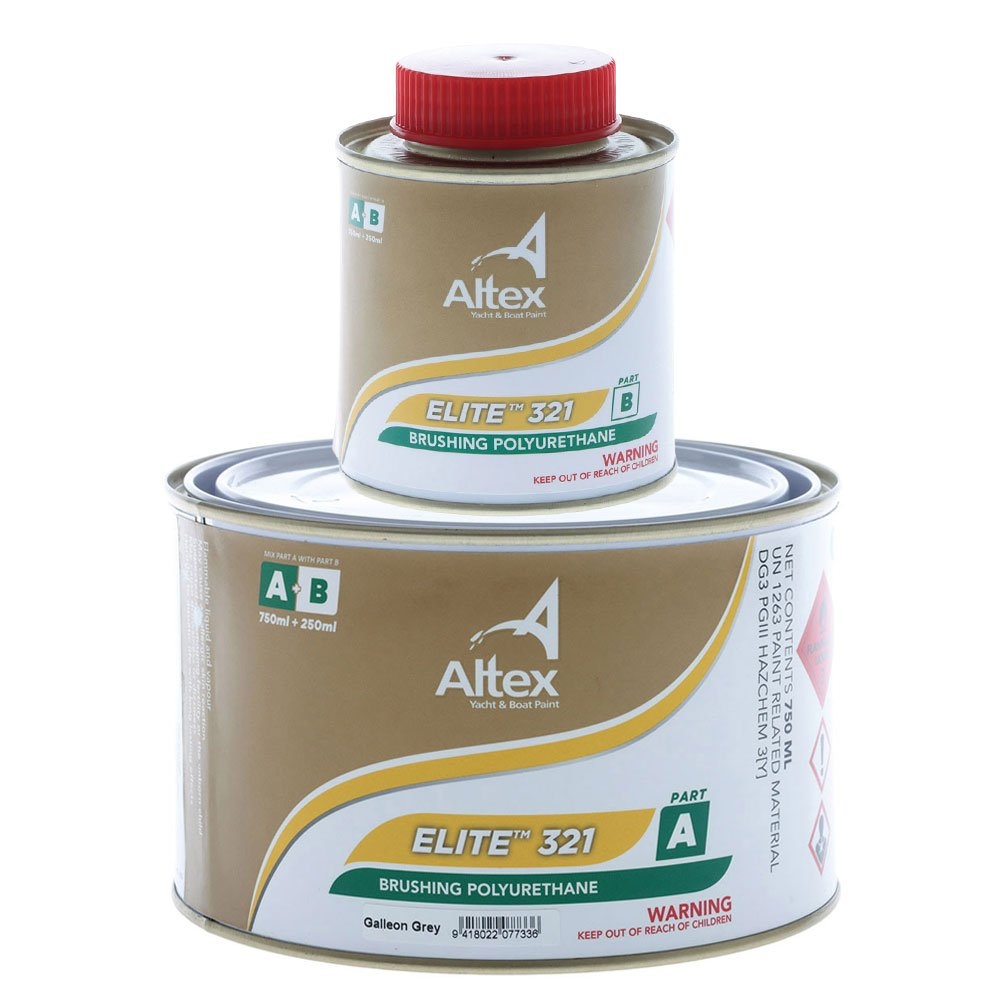 Altex Elite 321 Brushing Polyurethane Finish Coat Galleon Grey 1L