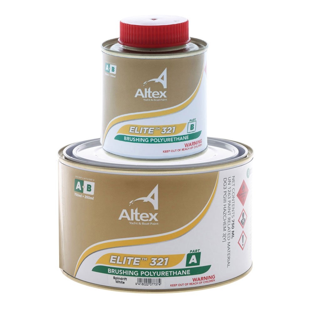Altex Elite 321 Brushing Polyurethane Finish Coat Spindrift White 1L