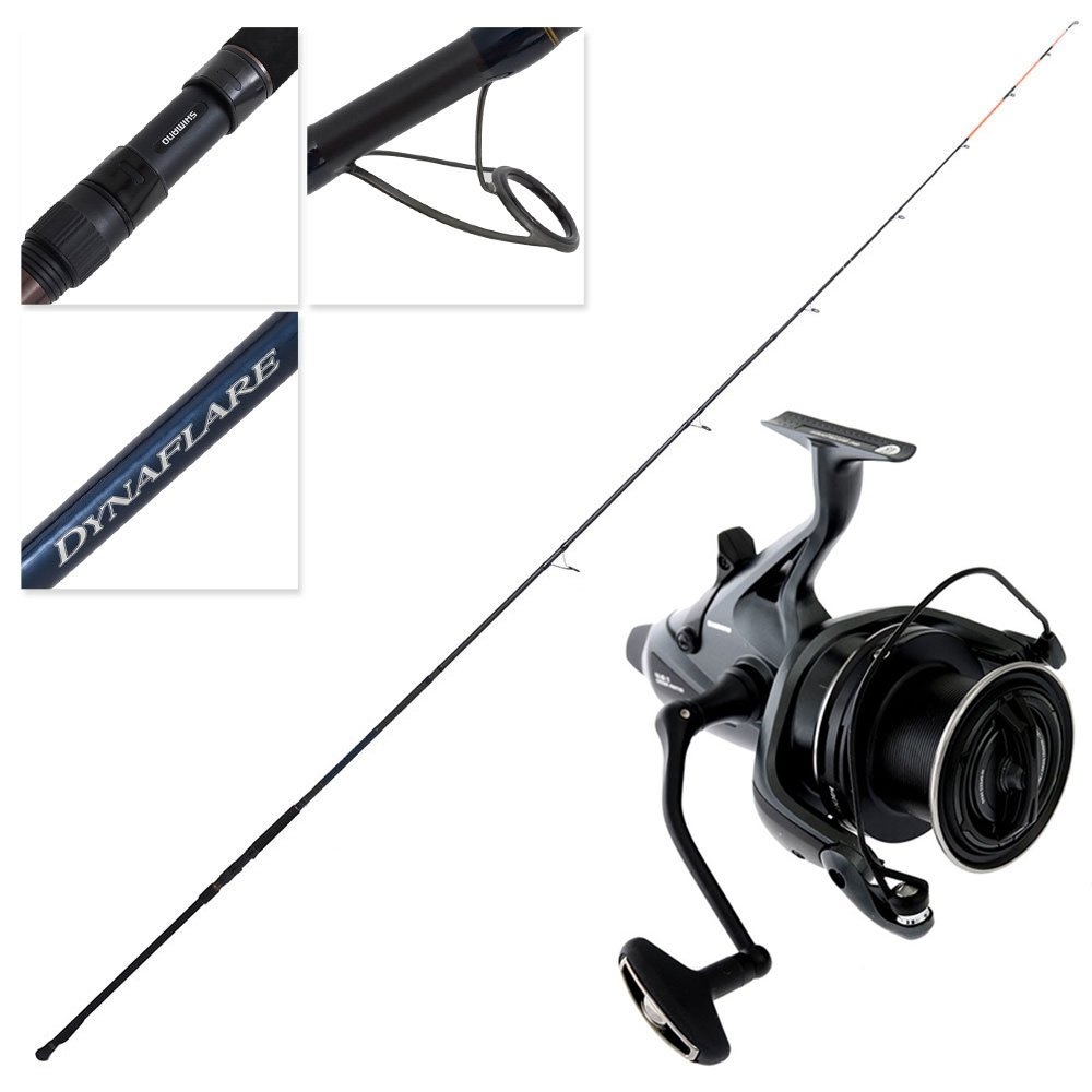 Shimano Big Baitrunner CI4+ XTB Long Cast Dynaflare Medium Heavy Surf Spin Combo 14ft 6in 10-15kg 3pc