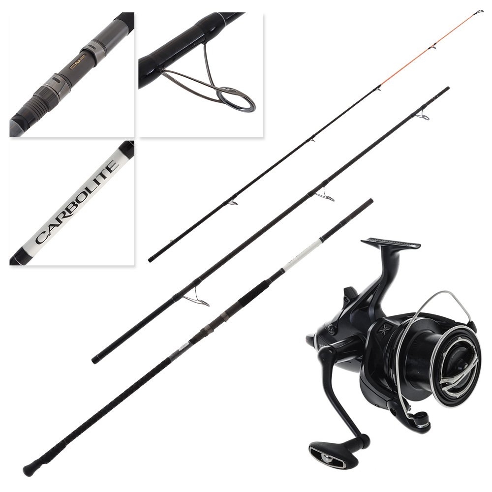 Shimano Big Baitrunner XTB Carbolite SW Long Cast Surf Spin Combo 13ft 6in 10-15kg 3pc