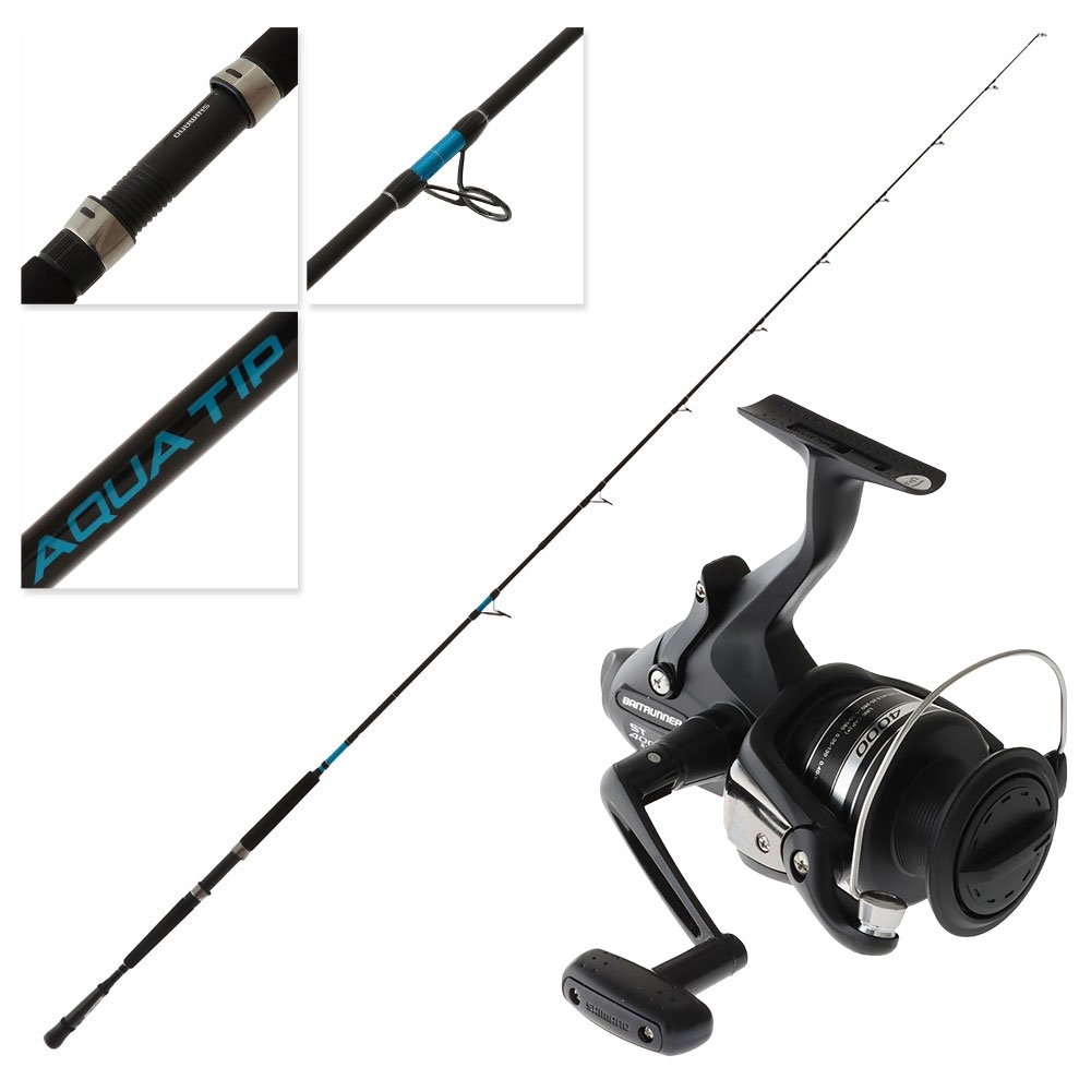 Shimano Baitrunner ST 4000 FB 25 Aquatip Spinning Softbait Combo 7ft 3in 6-8kg 2pc