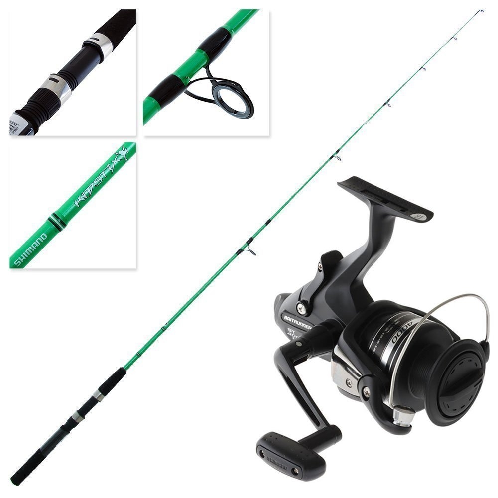 Shimano Baitrunner ST 4000 Kidstix Combo Green 6ft 5kg 2pc