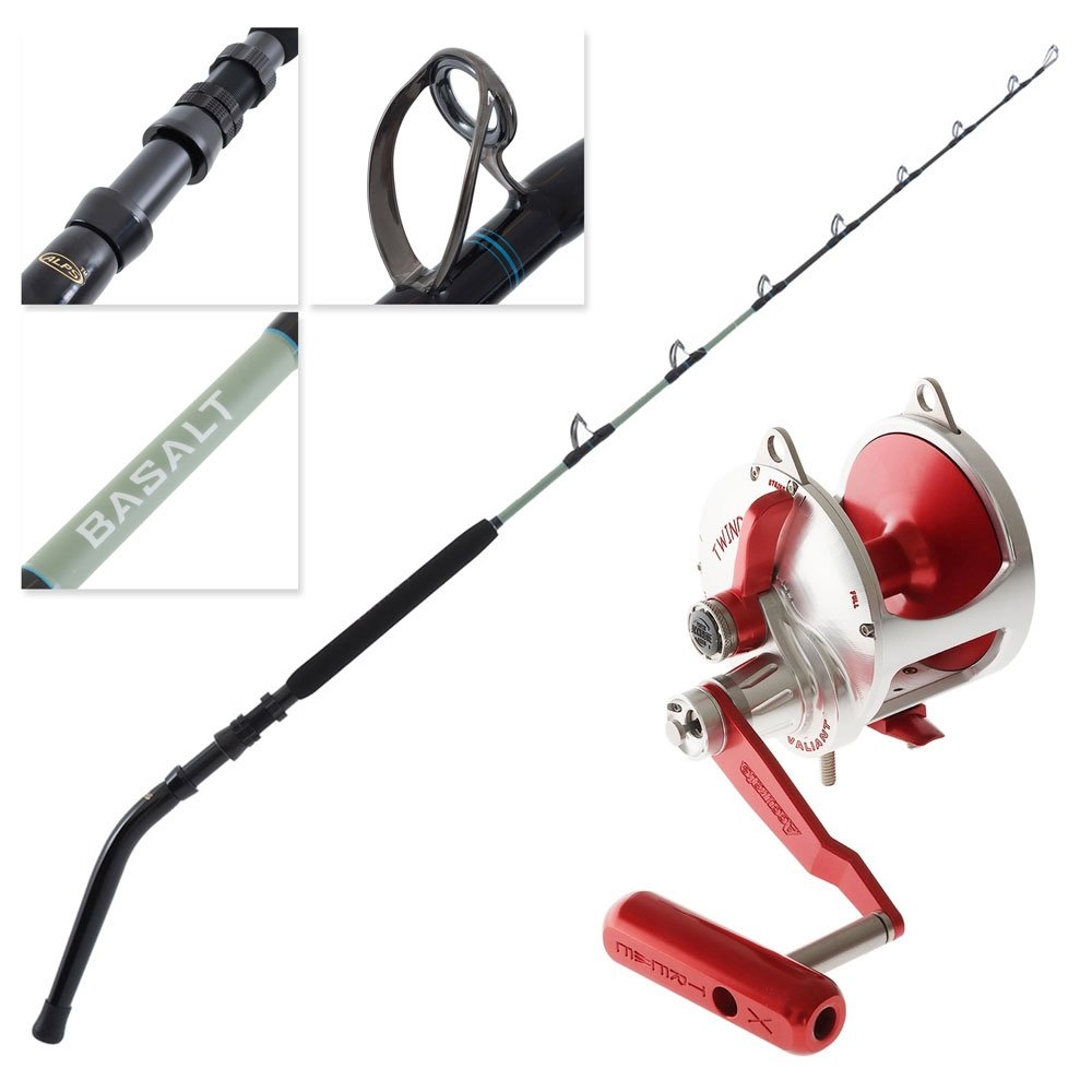 Accurate Valiant BV2-1000 Basalt 2-Speed Premium Game Combo 5ft 6in 50-100lb 2pc